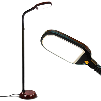 1. Brightech Litespan LED Bright Reading and Craft Floor Lamp