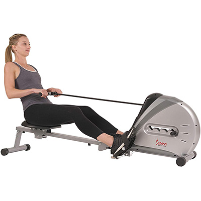 4. Sunny Health & Fitness SF-RW5606 Rowing Machine