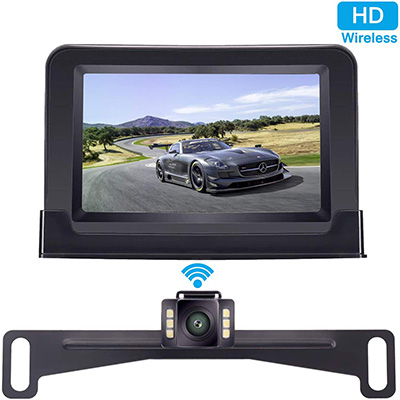 1. DoHonest ZSMJ Wireless Backup Camera and 4.3” Monitor Kit