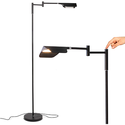 3. Brightech Touch LED Floor Lamp for Reading, Crafts & Precise Tasks