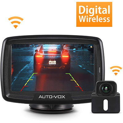 5. AUTO-VOX CS-2 Wireless Backup Camera Kit with Stable Digital Signal