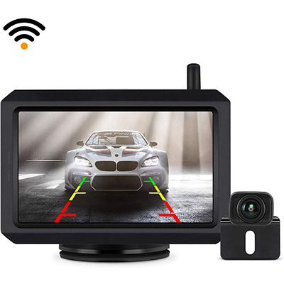 9. BOSCAM Wireless Backup Camera Kit with Digital Signal (BOSCAM K7)