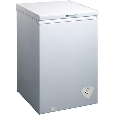 2. midea WHS-129C1 Single Door Chest Freezer, White