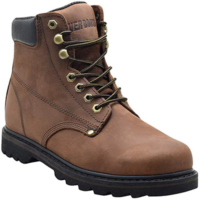 1. EVER BOOTS Full Grain Leather Work Boots