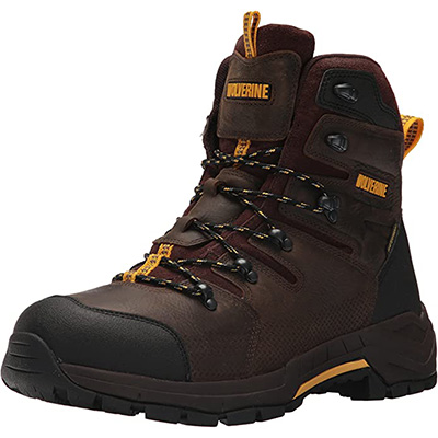 8. Wolverine Men’s Contractor LX WPF Construction Boot (Soft-Toe)